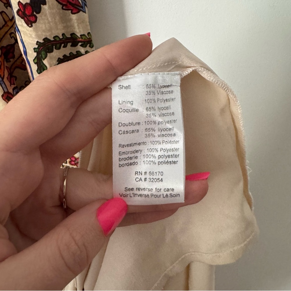 SOLD Anthropologie Vineet Bahl Valerie Embroidered Maxi Dress - Picture 6 of 9